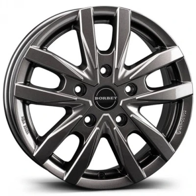 Kuva BORBET CW5 Mistral Antracite Glossy 7.5x18 5/120 ET53 B65.1 Alumiinivanteet