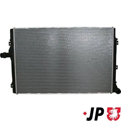 Kuva JP GROUP 1114206200 Jäähdytin Alumiini 650 453 34 VOLKSWAGEN: Golf 5, Caddy 3, Passat B6 Variant, AUDI: A3 Hatchback, TT Roadster, Sportback