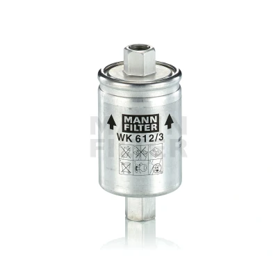 Kuva MANN FILTER WK 612/3 Polttoainesuodatin Letkusuodatin LAND ROVER: Freelander I SUV, MG: ZS Sedan, 400 Sedan