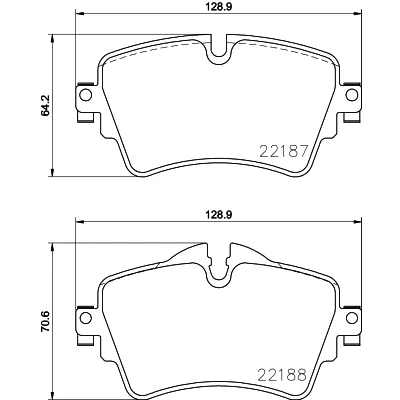 Kuva HELLA 8DB 355 023 091 Jarrupalat Kulumisenilmaisemelle Jarrusatulan ruuveilla BMW: 2 Active Tourer, Gran MINI: Hatchback, Clubman