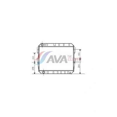 Kuva PRASCO TO2134 Jäähdytin Kupari 480 526 45 Jäähdytysrivat juotetut TOYOTA: Land Cruiser Prado 70 SUV
