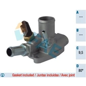 Kuva Termostaatti, jäähdytysneste ABARTH GRANDE PUNTO, ALFA ROMEO MITO, FIAT BRAVO II, DOBLO Buss, Cargo, LINEA, LANCIA DELTA III O