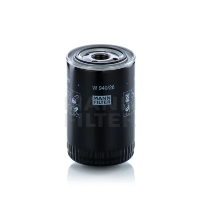 Kuva MANN FILTER W 940/26 Öljynsuodatin 1 12 UNF 1B yhdellä peruutuksenestoventtiilillä Ruuvattava suodatin