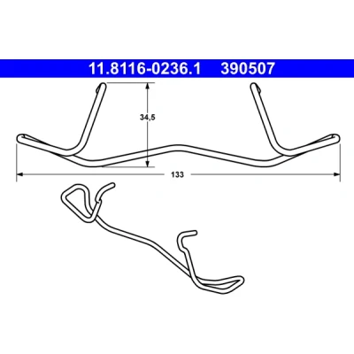 Kuva ATE 11.8116 0236.1 Jousi, Jarrusatula