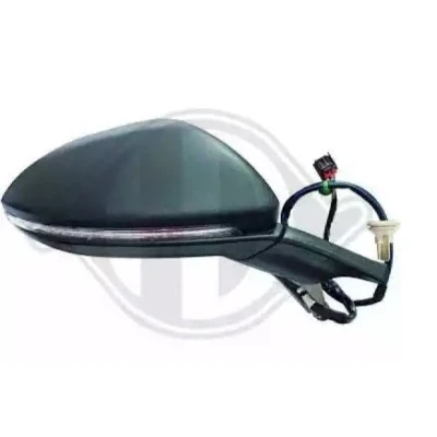 Kuva Ulkopeili Diederichs 2216224 Oikea Rakeinen Kupera, Muistilla, sähkö peilinsäädölle, Lämmitettävä, Peili, kokonainen VOLKSWAGEN: Golf 7 Variant