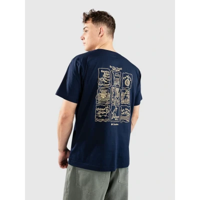 Kuva Columbia Kettle RIVER BACK Graphic TEE Printtipaita, Koko: Large, Collegiate navy