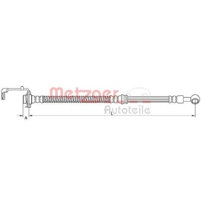 Kuva METZGER 4111049 Jarruletku 399