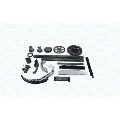 Kuva MAGNETI MARELLI 341500000480 Jakoketjusarja Hammaspyörällä Kaksoisketju, Yksinkertainen, Ketju koteloitu NISSAN: X Trail, Almera 2 Limousine