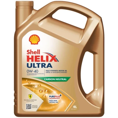 Kuva Moottoriöljy SHELL Helix Ultra 0W 40, 4L, Universal 1900723 OE