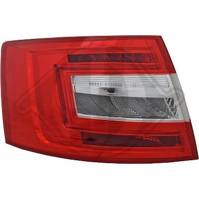 Kuva DIEDERICHS 7832191 Takavalot Vasen LED, PY21W, P21W, H21W SKODA: Octavia 3 Schrägheck