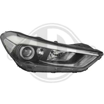 Kuva DIEDERICHS 6862080 Ajovaloumpio Oikea H7/H7/H7, PY21W