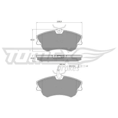 Kuva Jarrupalasarja, levyjarru TOMEX Brakes TX 13 47