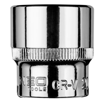 Kuva NEO TOOLS 08 180 Hylsyavain 3/8 20 mm Kromi vanadium teräs Kuusikulma