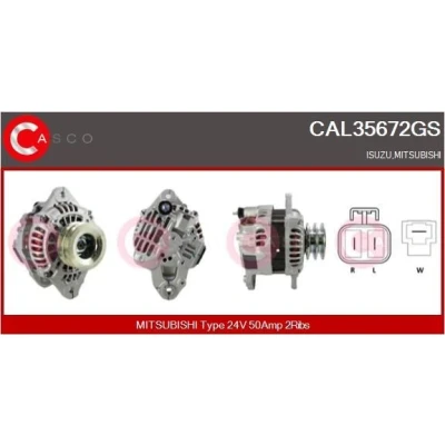 Kuva CASCO CAL20101AS Laturi 12V 70A OPEL: Vectra B Farmari, Corsa Hatchback, CC
