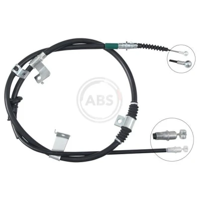 Kuva Vaijeri, käsijarru, Taakse, oikea CITROËN C4 AIRCROSS, MITSUBISHI ASX, ASX Van, PEUGEOT 4008 OE 1609905480, 4820A360, 4820A374