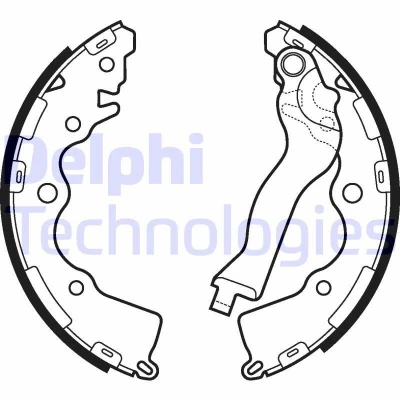 Kuva DELPHI LS2110 Jarrukengät 203 32