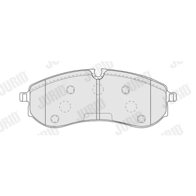 Kuva Jarrupalasarja, levyjarru, Taka akseli VW CRAFTER Flak/chassi, Skåp OE 2N0698451A, 65508206007