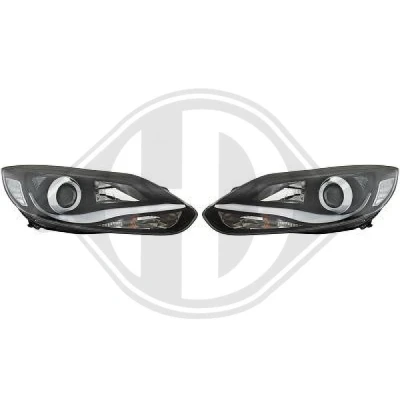 Kuva DIEDERICHS HD Tuning 1418685 Ajovalonheitinsarja ilman valokorkeussäätimen moottoria