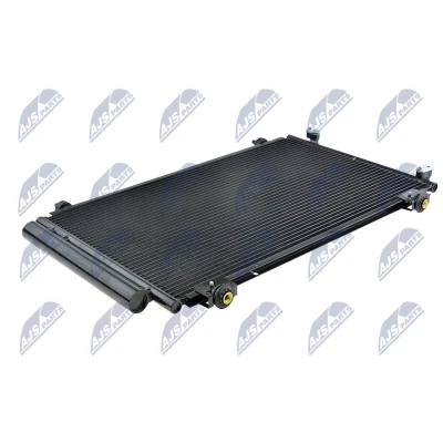 Kuva NTY CCS TY 004 Ilmastoinnin Lauhdutin Vedenerottimella Alumiini 650 TOYOTA: Corolla IX Station Wagon, Hatchback, Verso