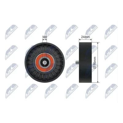 Kuva Kiristysrulla, moniurahihna LAND ROVER FREELANDER 2, VOLVO S60 II, S80 V70 III, XC60 SUV I, XC70 XC90 I OE 30677215, 30777696, 31216066