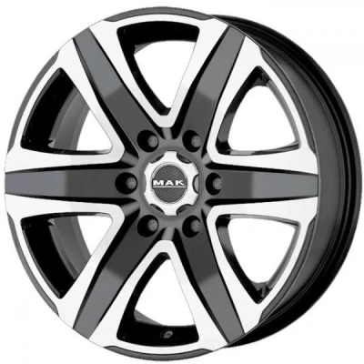 Kuva MAK Stone6 Black Polished 6.5x16 6/130 ET54 B84.1