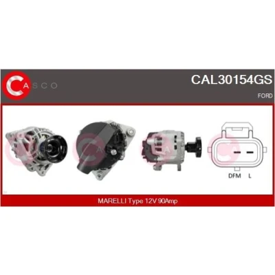 Kuva CASCO CAL14105AS Laturi 12V 80A FORD: FIESTA 5