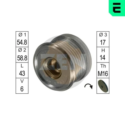 Kuva ERA ZN5423 Laturin Vapaakytkin