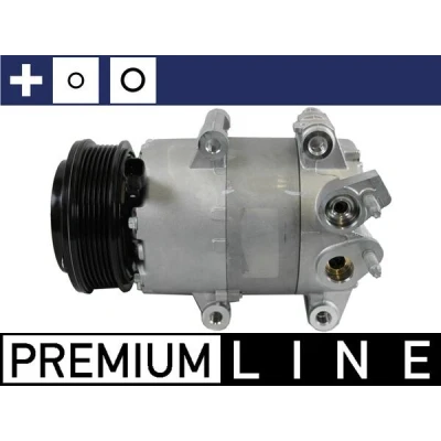 Kuva MAHLE ORIGINAL ACP 1185 000P Ilmastoinnin Kompressori 7VS16ic 12 PAG 46 YF R 1234yf, 134a ilman öljynpäästöruuvia FORD: FOCUS 3 Turnier