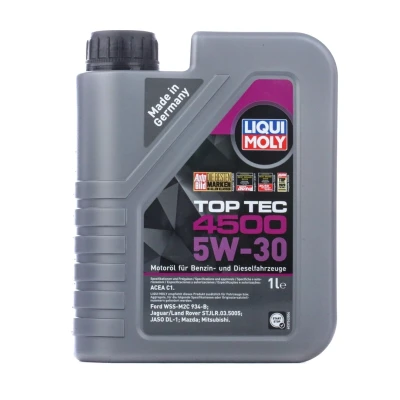 Kuva Liqui Moly Top Tec 4500 5W 30 1l Moottoriöljy 2317 MITSUBISHI: L200 / Triton V Pick up, IV LAND ROVER: Range Rover 3
