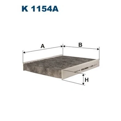 Kuva FILTRON K 1154A Raitisilmasuodatin Aktiivihiilisuodatin 244 209 34 FORD: MONDEO 4 Turnier, S Max Mk1, 4, VOLVO: C70 2 Cabriolet