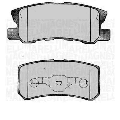 Kuva MAGNETI MARELLI 363916060340 Jarrupalat kulumisvaroitinkoskettimella MITSUBISHI: Outlander 3, 2 SUV, PAJERO 2, JEEP: Compass, Patriot