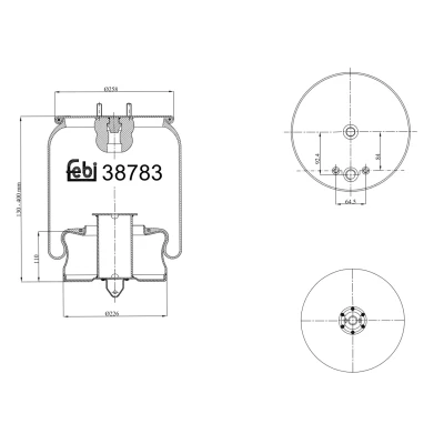 Kuva FEBI BILSTEIN 38783 Metallipalje, ilmajousitus