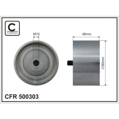 Kuva Ohjainrulla, moniurahihna CAFFARO 500303
