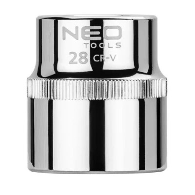 Kuva NEO TOOLS 08 028 Hylsyavain 1/2 3124 28 mm Kromi vanadium teräs SuperLock