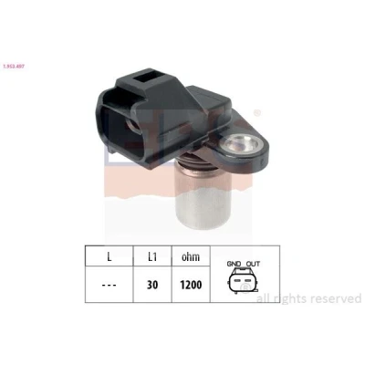 Kuva EPS 1.953.497 Nokka Akselin Asentotunnistin Made in Italy OE Equivalent TOYOTA: Verso, Avensis II Station Wagon, Yaris Hatchback, LEXUS: IS 2