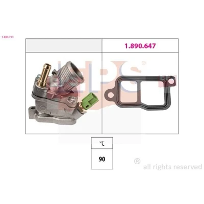 Kuva EPS 1.880.733 Termostaatti 90 Made in Italy OE Equivalent VOLVO: V70 2, XC90 I, S60 I