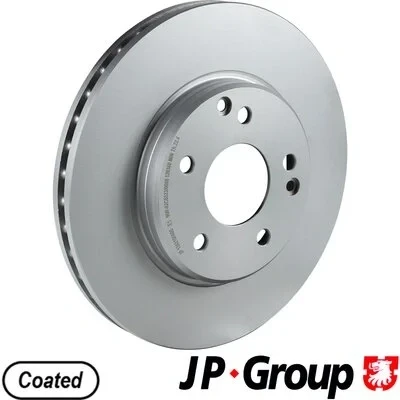Kuva JP GROUP 1363106600 Jarrulevyt Etuakseli 288 25 5 Tuuletettu pinnoitettu MERCEDES BENZ: C sarja T modell, Sedan, E modell