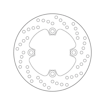 Kuva BREMBO Jarrulevy Fixed , Serie Oro Takana 220mm 5mm 4 reijitetty 68B40747 Jarrulevyt