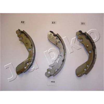 Kuva JAPKO 55493 Jarrukengät Taka akseli 180 31,8 HONDA: Jazz 2