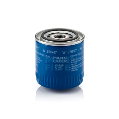 Kuva MANN FILTER W 920/47 Öljynsuodatin M 20 X 1.5 yhdellä peruutuksenestoventtiilillä Ruuvattava suodatin JEEP: Cherokee II