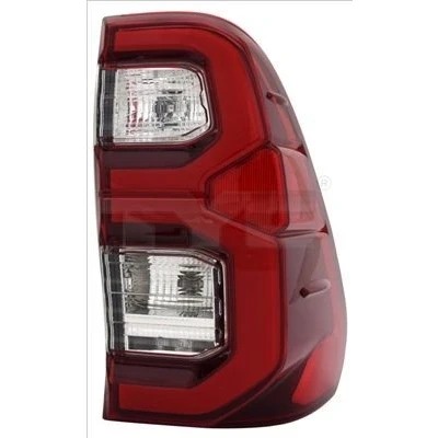 Kuva TYC 11 15140 16 2 Takavalot Vasen LED Punainen Lampun kannalla, ilman LEDiä TOYOTA: Hilux VIII Pick up