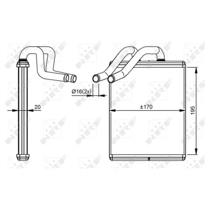 Kuva NRF 54301 Lämmityslaitteen Kenno