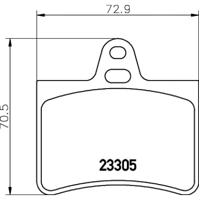 Kuva HELLA 8DB 355 019 441 Jarrupalat Ei kulumisenilmaisimelle CITROËN: C5 III Farmari, II Hatchback