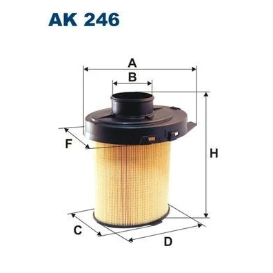 Kuva FILTRON AK 246 Ilmansuodatin 193,5 155, 187, 130 Suodatinpanos PEUGEOT: 205 II Hatchback, I 309 CITROËN: Saxo Hatchback