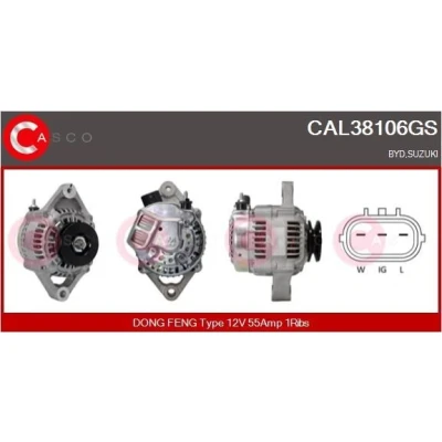 Kuva CASCO CAL20132AS Laturi 12V 90A NISSAN: TERRANO 2