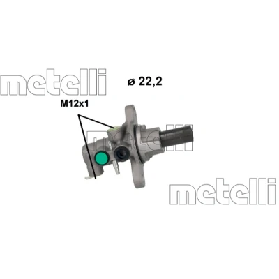 Kuva METELLI 05 1238 Jarrupääsylinteri 22,20mm Alumiini