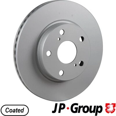 Kuva JP GROUP 4863102700 Jarrulevyt Etuakseli 275 22 5 Tuuletettu pinnoitettu TOYOTA: Auris Hatchback, Corolla X Sedan, IX Sedan