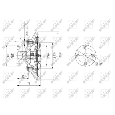 Kuva NRF 49592 Viskokytkin JEEP: Cherokee III