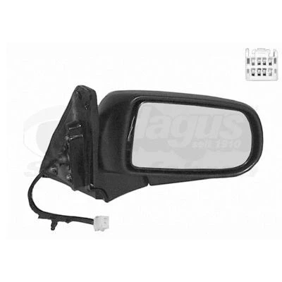 Kuva Ulkopeili Van Wezel 2732806 Oikea Pohjustettu Peili, kokonainen, Kupera, sähkö peilinsäädölle, Lämmitettävä MAZDA: 323 F 6, FAMILIA 6