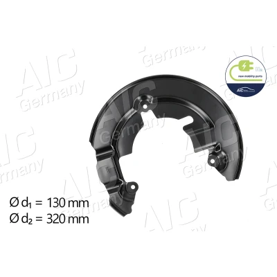 Kuva AIC 58104 Jarrukilpi Etuakseli, oikea FORD: Grand C Max, FOCUS 3 Turnier